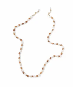 Shell Chain in White and Brown